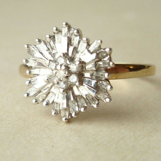 Vintage Starbust Ring