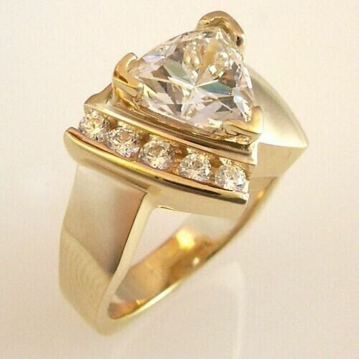 Vintage Diamond Golden Ring