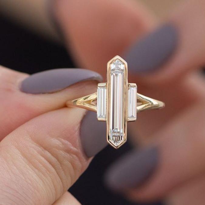 Vintage Crystal Fine Ring