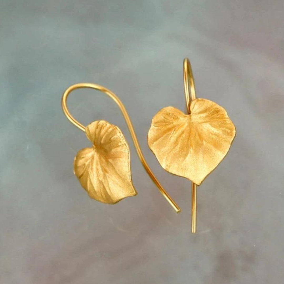 Golden Leaf Earrings