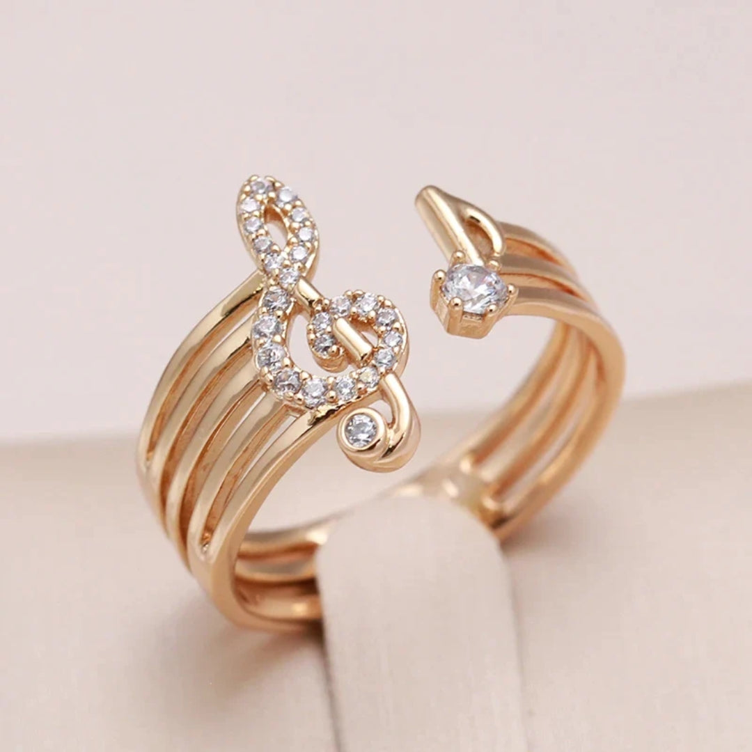 Elegant Rhythm Bright Ring