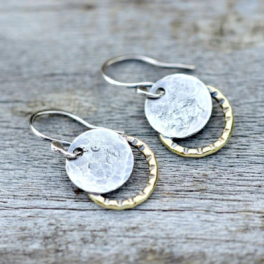 Vintage Gold & Silver Plate Earrings