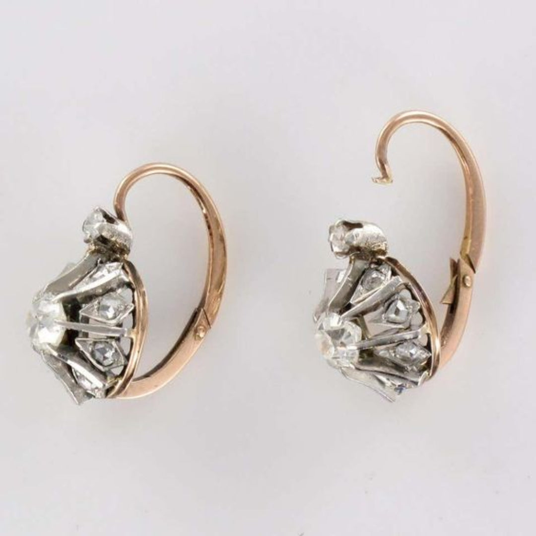 Vintage Zirconia Small Earrings