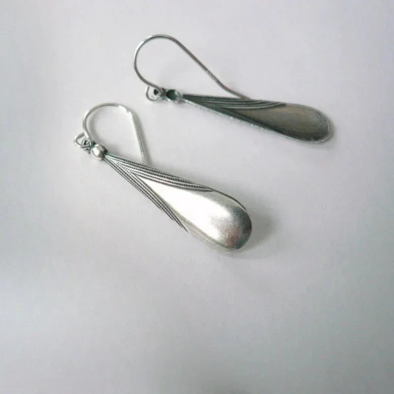 Vintage Silver Drop Earrings