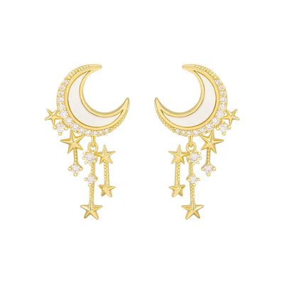 Luxury Moon Shine Earrings