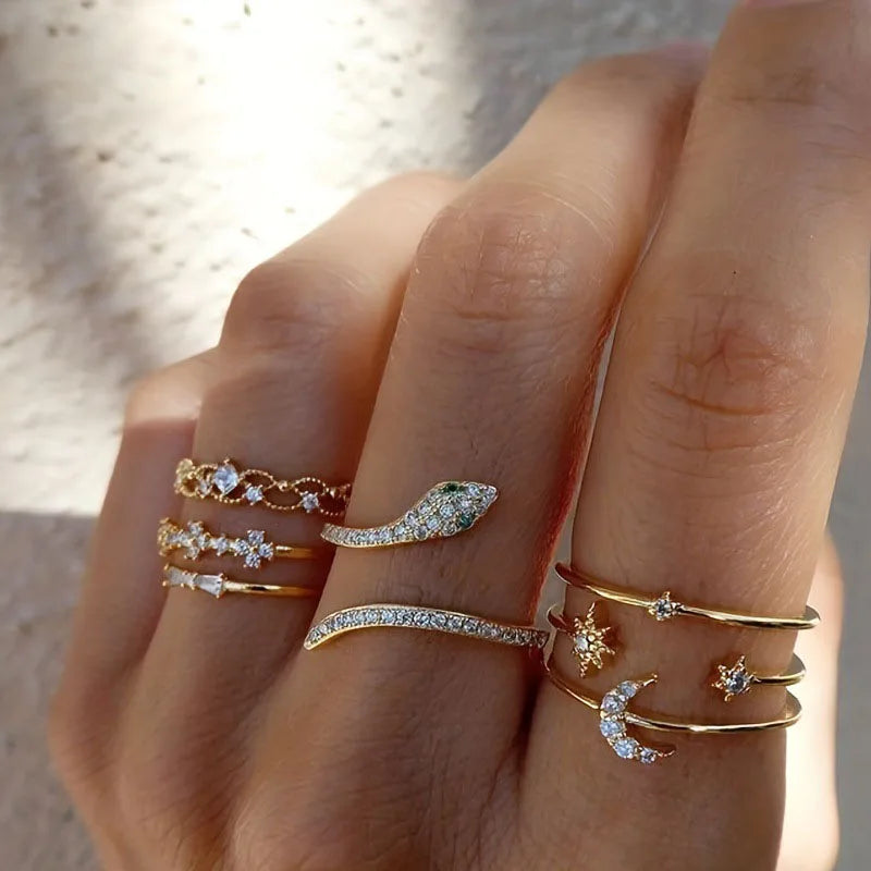 Vintage Golden Bright Ring Pack