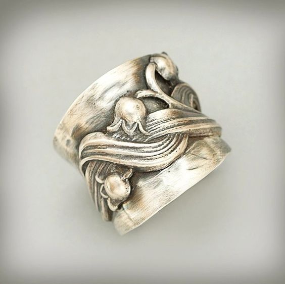 Vintage Silver Wave Ring