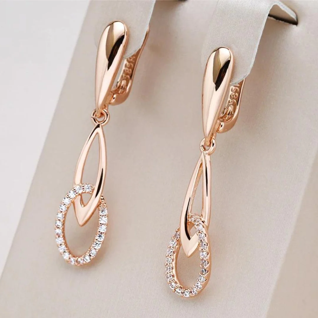 Elegant Zirconia Earrings