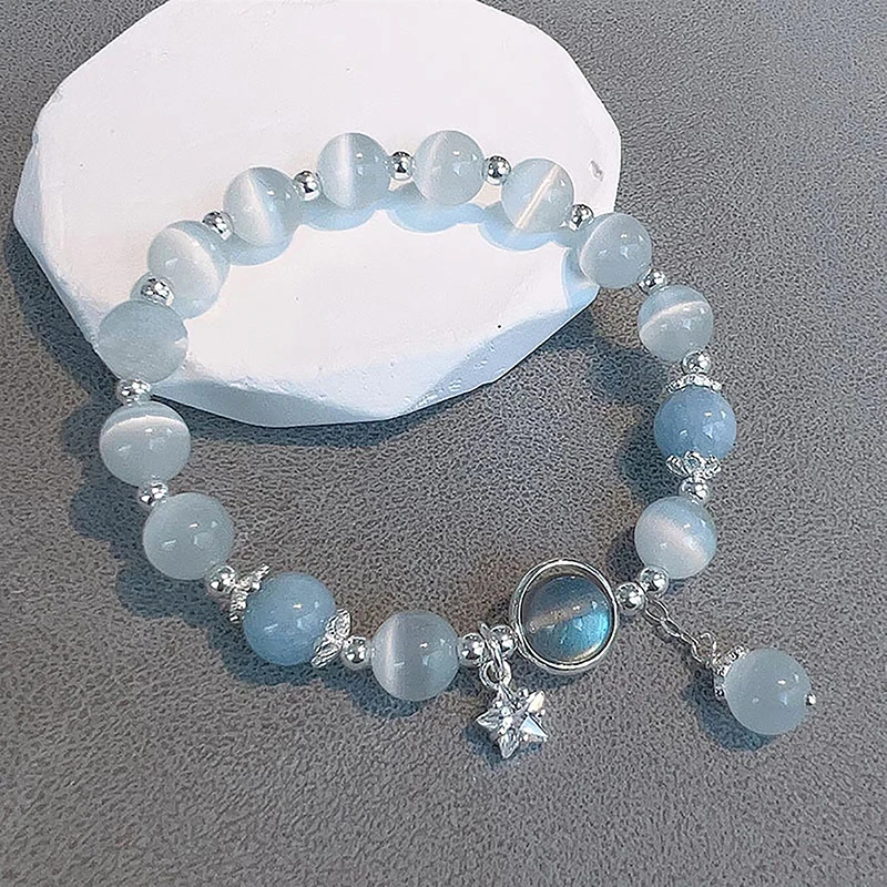 Elegant Blue Crystal Bracelet