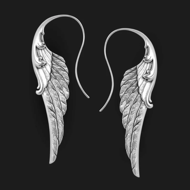 Vintage Angel Wings Earrings