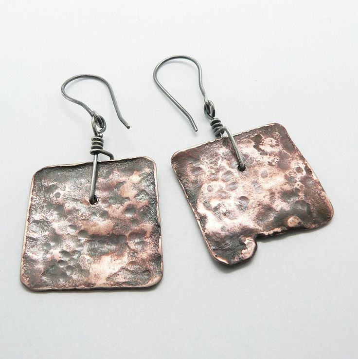 Vintage Square Faded Earrings