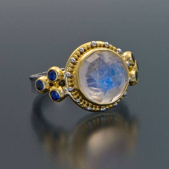 Vintage Blueish Stone Ring