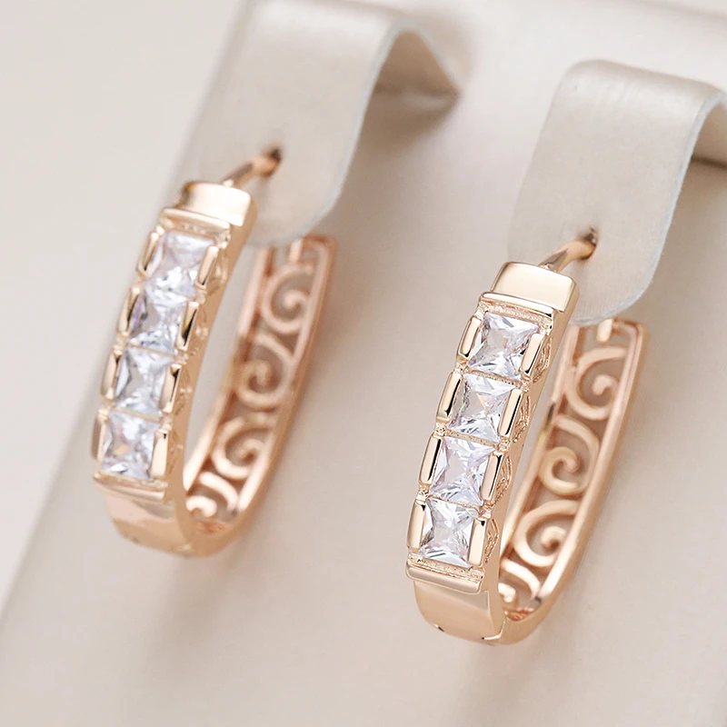 Gold Crystal Earrings